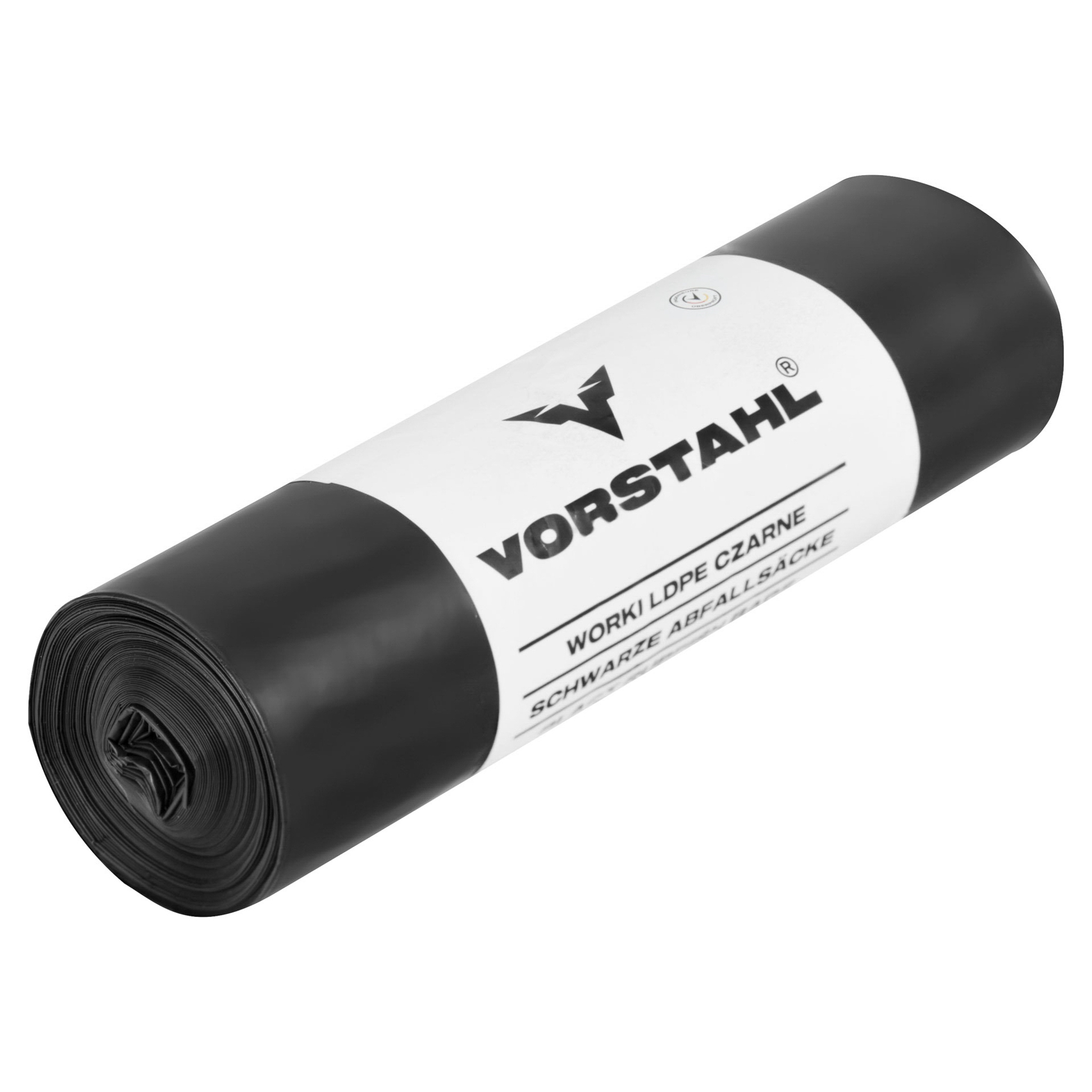 Extra Starke Ldpe-müllsäcke, Schwarz, 300 L, 10 Stück, Vorstahl