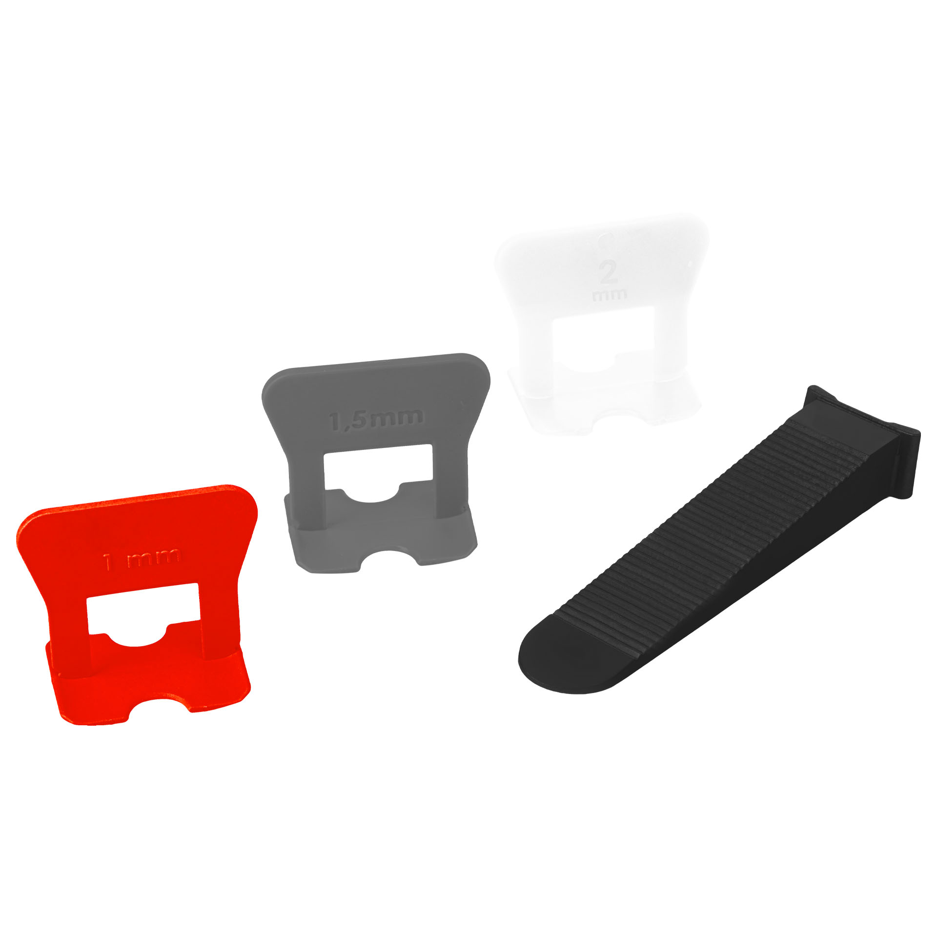 Keil- Und Klammern-nivelliersystem Nr. 2 Mix (packung Mit 25/50 Stück) 1,5 Mm Vorstahl