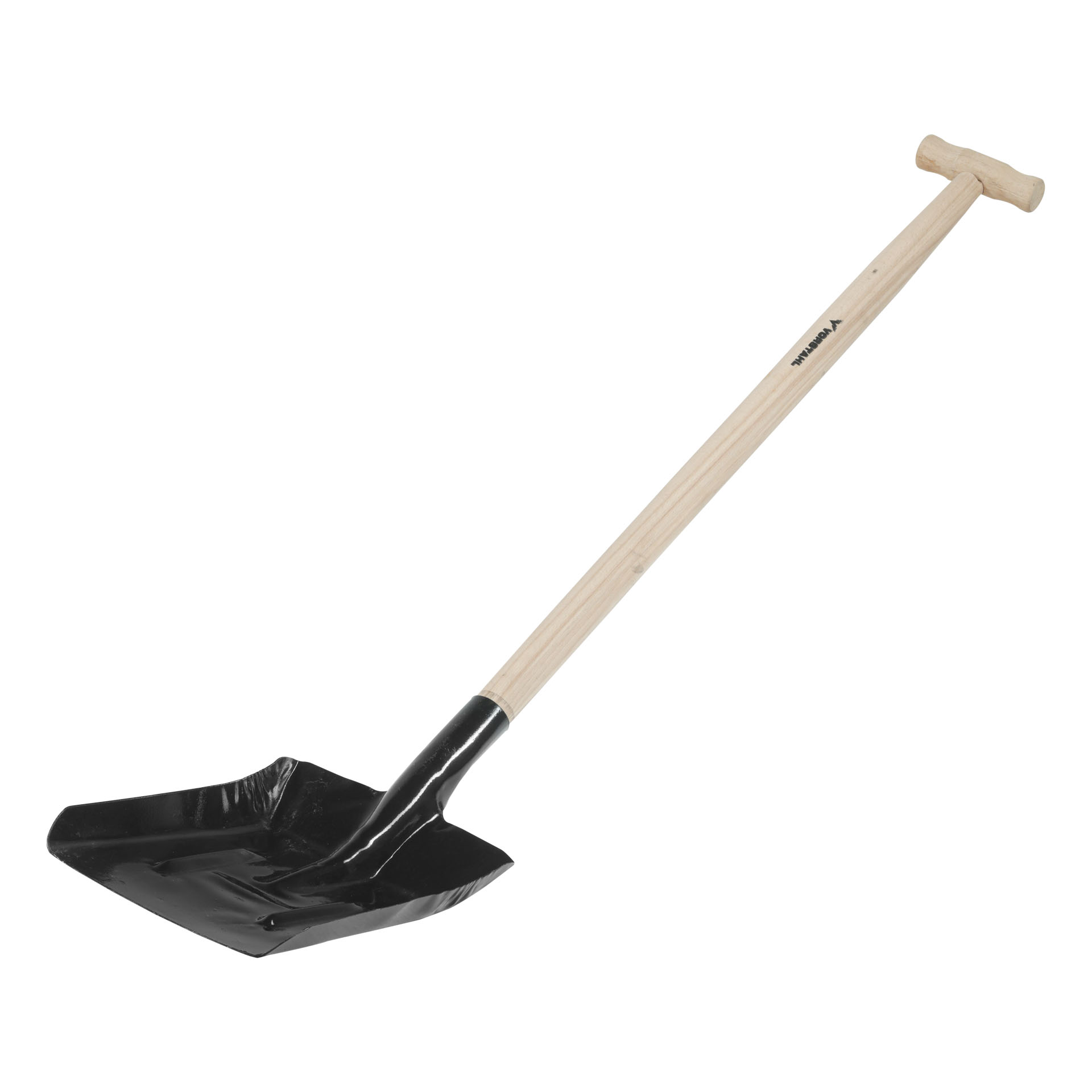 Schaufel Für Kohle Und Sand, Holzstiel, Typ T, 122 Cm, Vorstahl