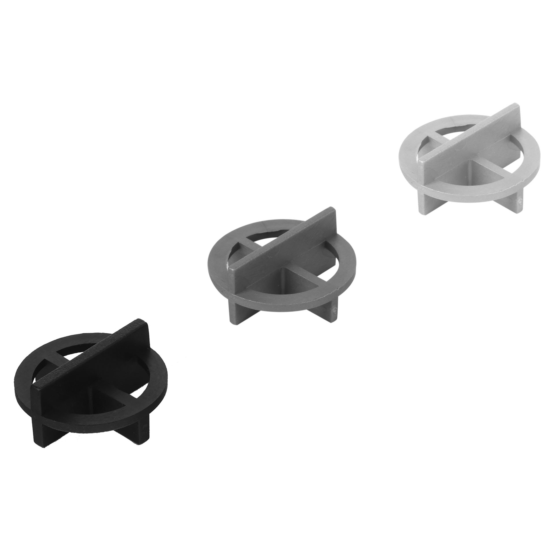 Kreuz Mit Kreis (50er-packung) 2,0 Mm Zum Verlegen Von Vorstahl-fliesen