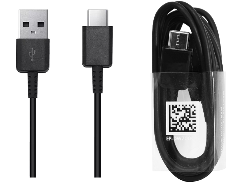 Original Samsung Ep-dg970bbe Schnelles Usb-c-kabel (usb-c), Schwarz