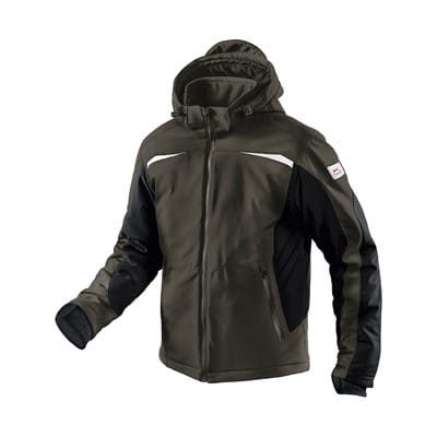 Winter Softshell Jacke 1041 7322, oliv/schwarz, Größe M