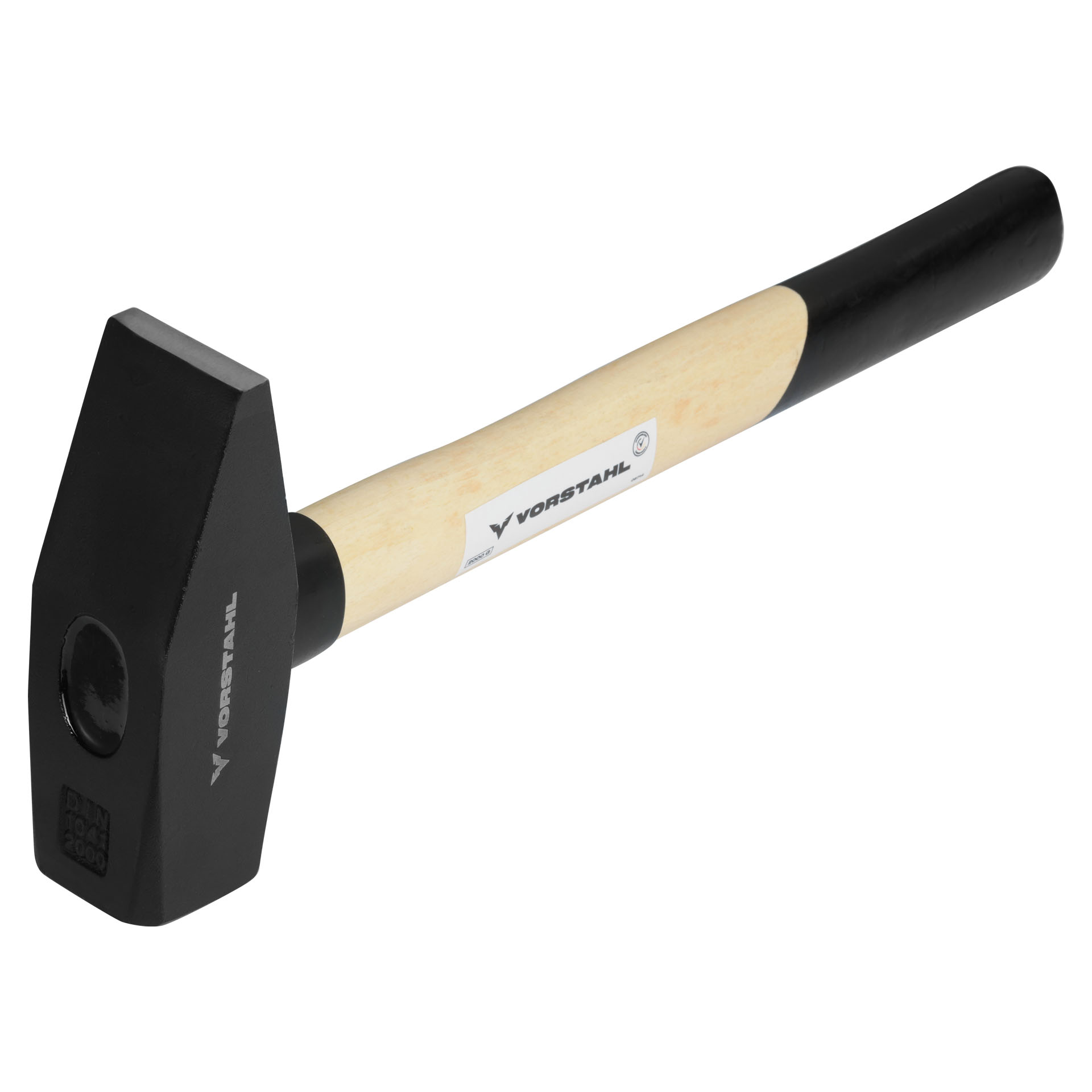 Schlosserhammer, Stahl, Gehärteter Holzgriff, Geschmiedet 1000 G Vorstahl