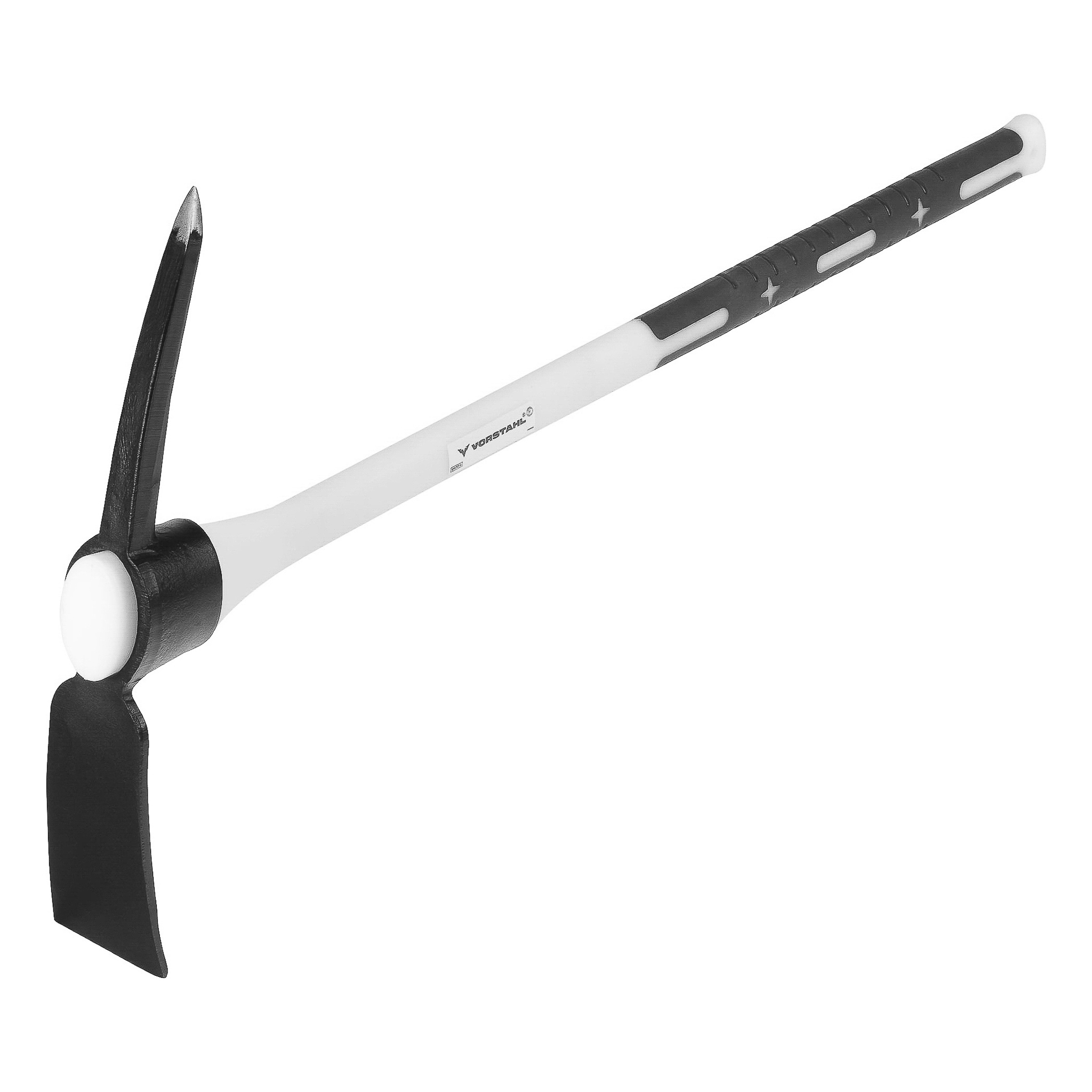 Spitzhacke Mit Fiberglasstiel, 2500 G (2,5 Kg), Gut Ausbalanciert, Vorstahl