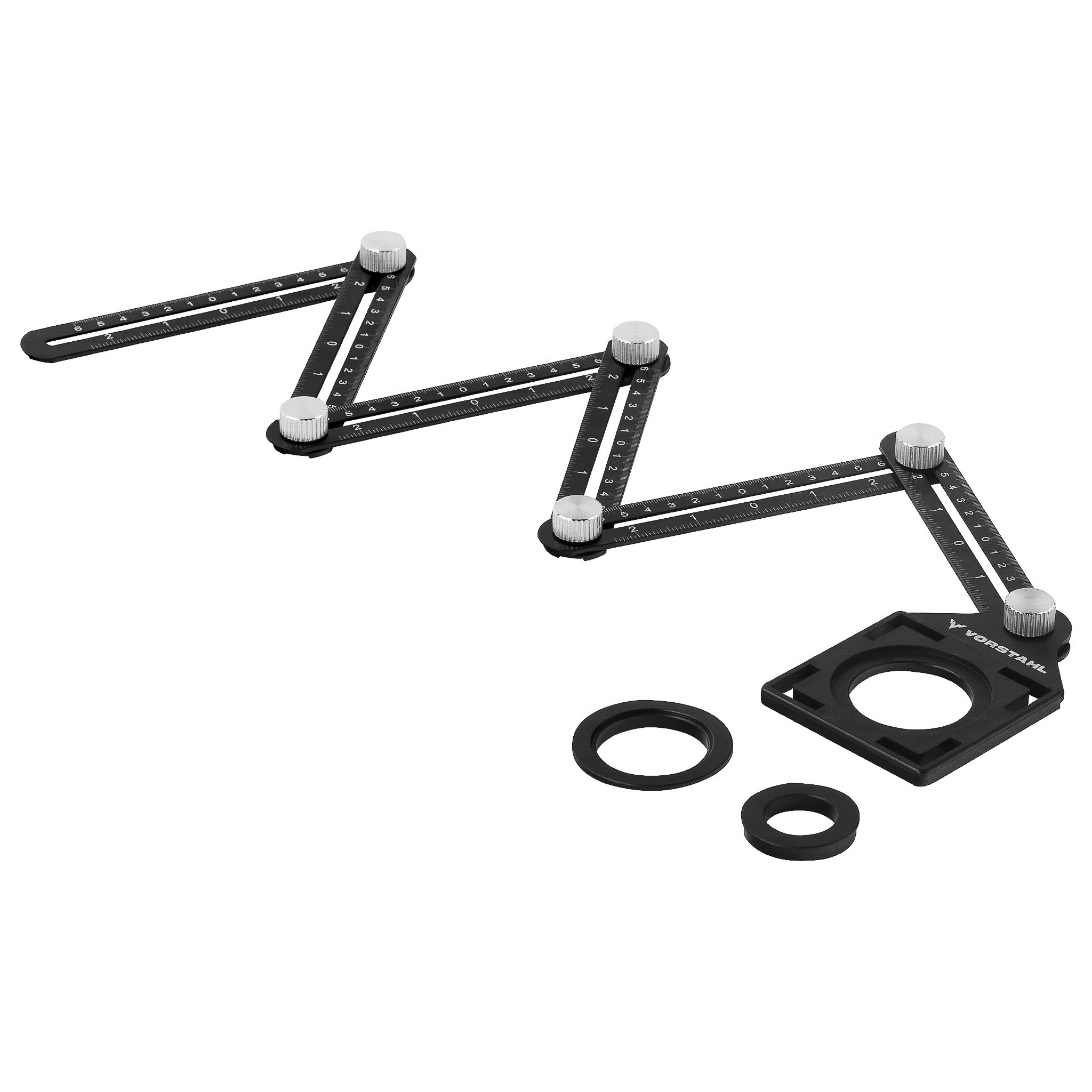 Multifunktionales Klappbares Aluminium-lineal 1000 Mm Vorstahl