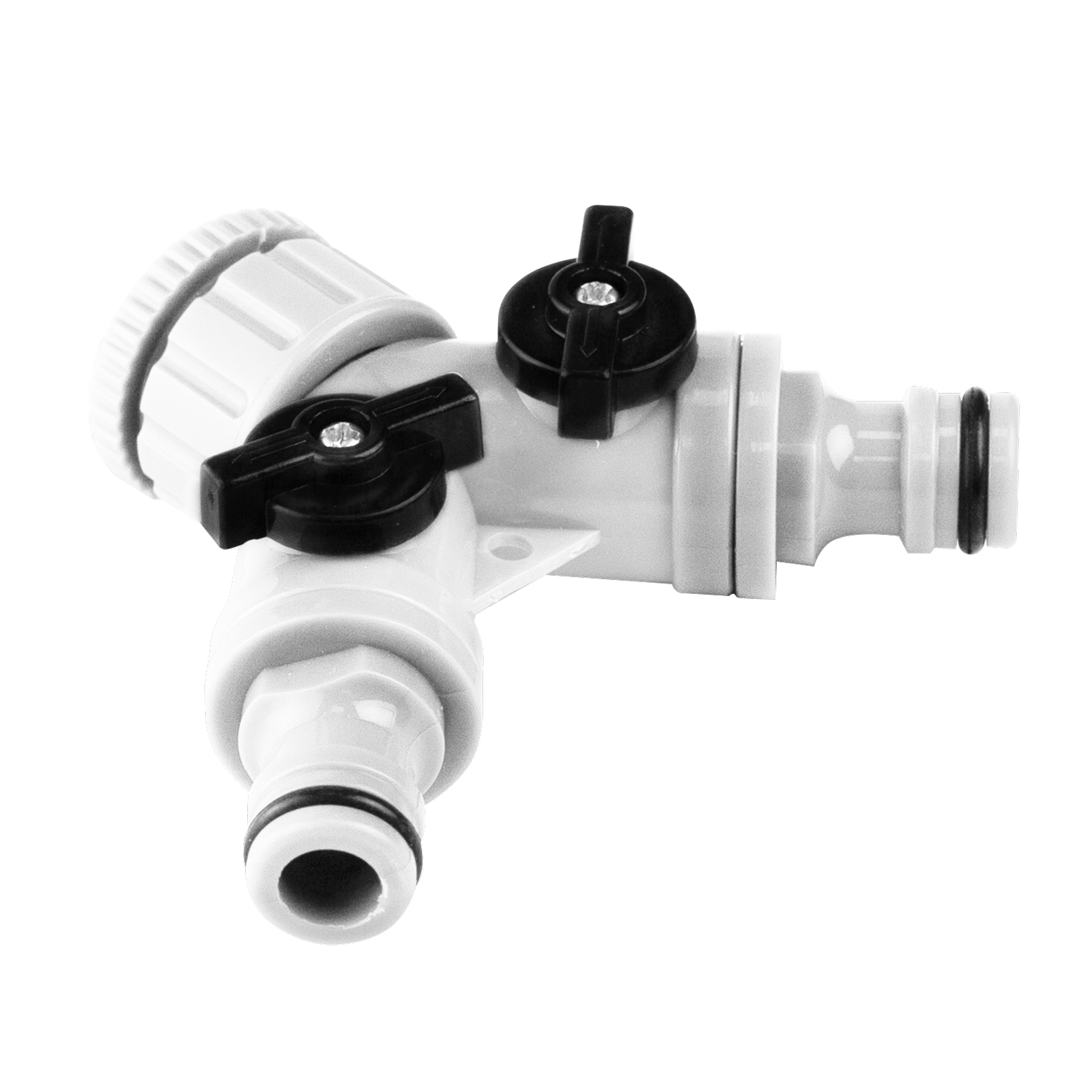 Doppelverteiler Mit Regler Und 3/4" (1/2") Abzweiganschluss Von Vorstahl