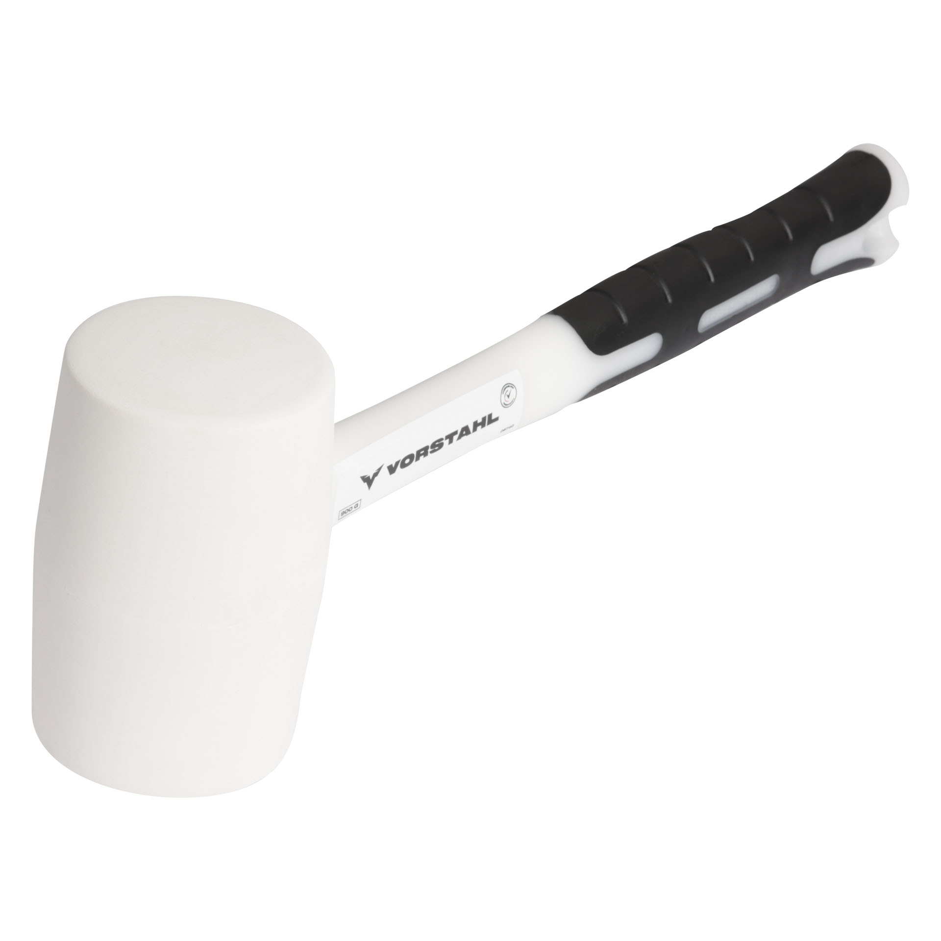 Weißer Gummi-pflasterhammer Für Cube, Fiberglasstiel 680g Vorstahl