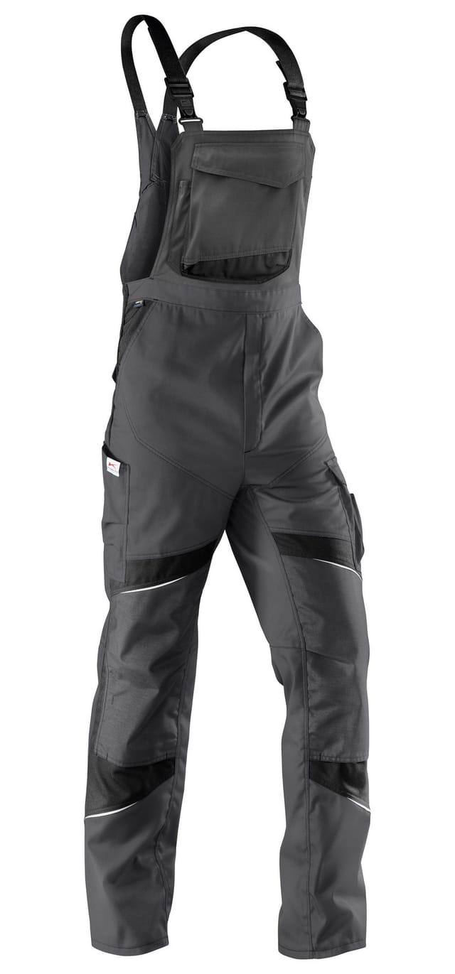ACTIVIQ Latzhose 3250 5365, anthrazit/schwarz, Größe 42