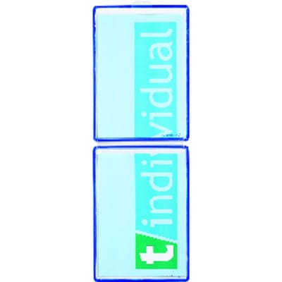 2 Sichttafeln A4 blau Tariclip 2