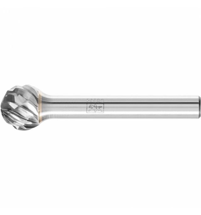 Hartmetall Hochleistungsfrässtift CAST Kugel KUD Ø 12x10mm Schaft-Ø 6 mm für Gußeisen