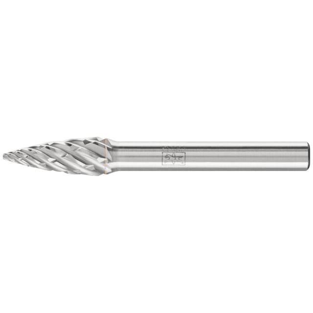 Hartmetall Hochleistungsfrässtift STEEL Spitzbogen SPG Ø 08x20mm Schaft-Ø 6 mm für Stahl