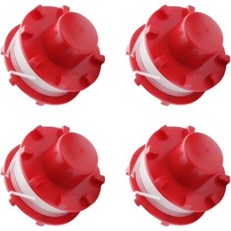 4-teilige Spule Trimmerfaden Für Einhell Ge-ct 36/30 Li E Solo Agillo 36/255 Bl Agillo 18/200 Ersatzteile