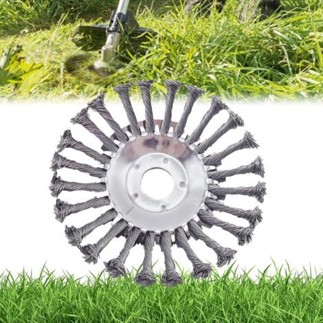 Drahttrimmerkopf, Universeller Schneidkopf Aus Verdrilltem Stahldraht, Langlebig, Für Die Rasen- Und Terrassenpflege (150 Mm – 25,4 Mm) – Karteo