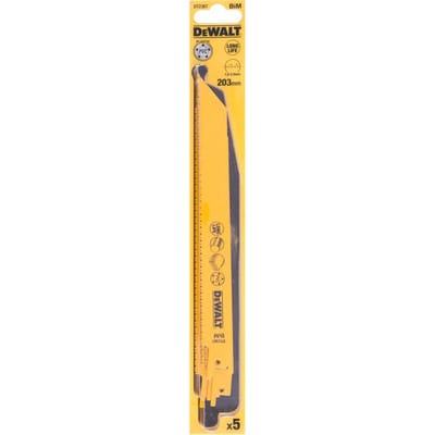 Säbelsägeblatt BIM Universal 203mm 5er-Pack DT2387-QZ