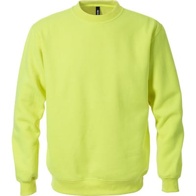 Sweatshirt 1734, warngelb, Größe XL