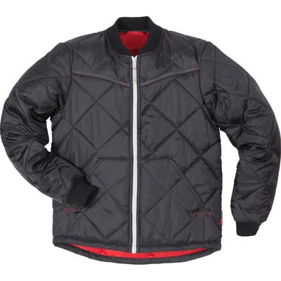 Wetter- und Kälteschutzjacke 4810, schwarz/rot, Größe M