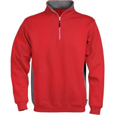 Sweatshirt 1705, rot, Größe XL