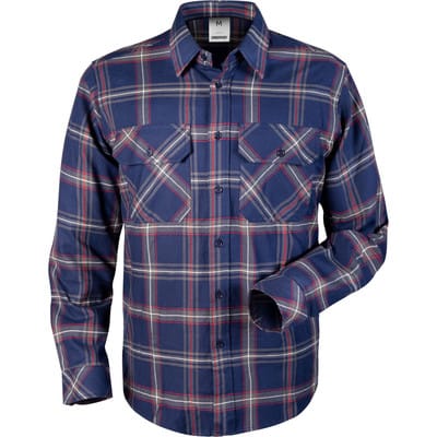 Flanellhemd 7421, marineblau, Größe XS