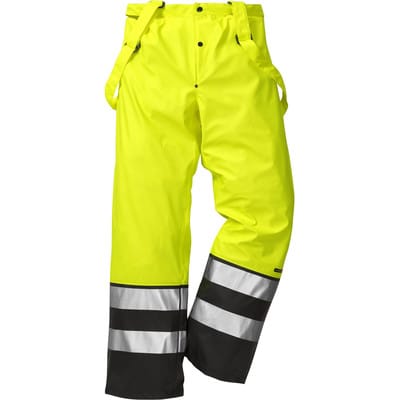 Warnschutz-Regenhose 2625 RS, warngelb/schwarz, Größe S