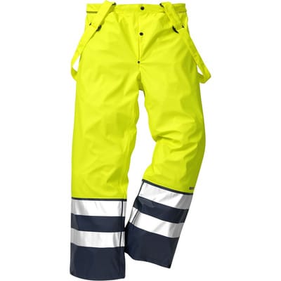 Warnschutz-Regenhose 2625 RS, warngelb/marineblau, Größe L