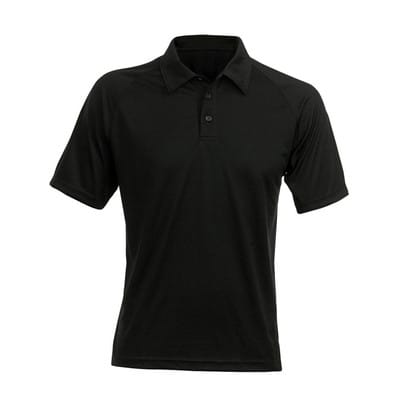 Herren-Poloshirt 1716, schwarz, Größe XL