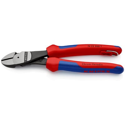 Kraft-Seitenschneider 74 22 200 T poliert Mehrkomp. mit Öse 12° 200mm
