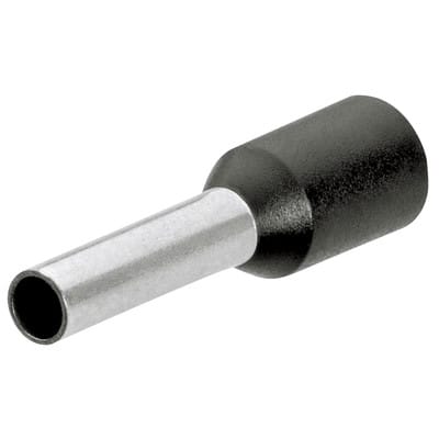 Aderendhülse 97 99 353 mit Kunststoffkragen, á 200 Stück, 1,5mm², schwarz