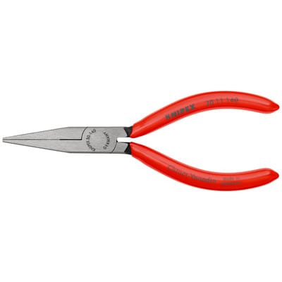 Langbeckzange 30 11 140 SB flach poliert kunststoffüberzogen 140mm