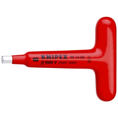 Schraubendreher Sechskant außen 98 14 06 isoliert Quergriff SW6 L:120mm