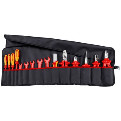 Werkzeug-Sortiment 98 99 13 15-teilig Rolltasche