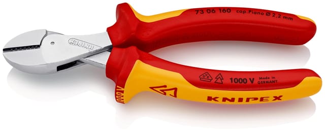 Seitenschneider X-Cut® 73 06 160 SB verchr. Mehrkomp. VDE isoliert 160mm