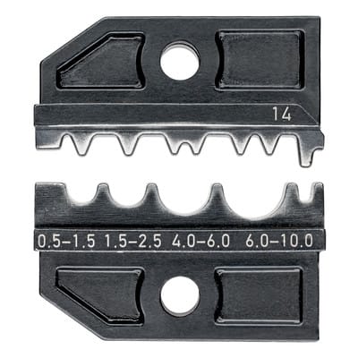 Crimpeinsatz für Crimpzange 97 49 14 Nester: 4 W-Crimp 0,5-10mm² 20-7