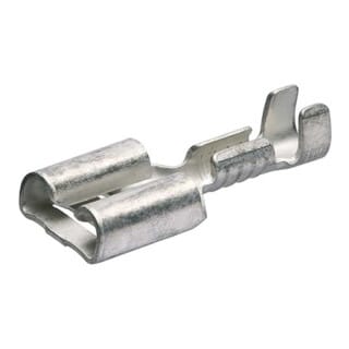 Flachsteckverbinder 97 99 071 blank DIN 46247 blank 6,3mm 1-2,5mm²