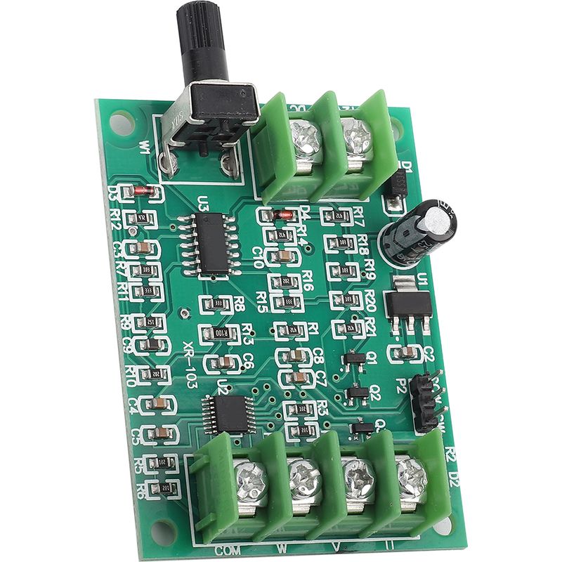 9v-12v Dc-bürstenlosmotor-controllerplatine Für Festplatten, Mit Verpolungs- Und Überstromschutz, Kompatibel Mit 3- Oder 4-adrigen Motoren Ohne Hall-sensoren
