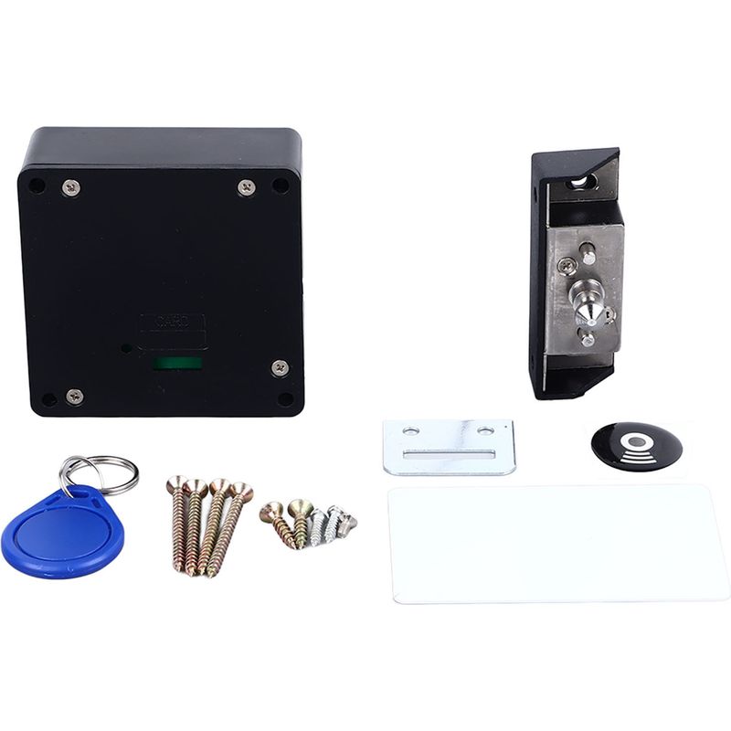 Unsichtbares Möbelschloss Mit Nfc-induktionssensor, Diskretes Und Sicheres Design Für Schubladen, Schiebetüren Und Schränke, Bohrfreie Montage, Robustes Abs-material