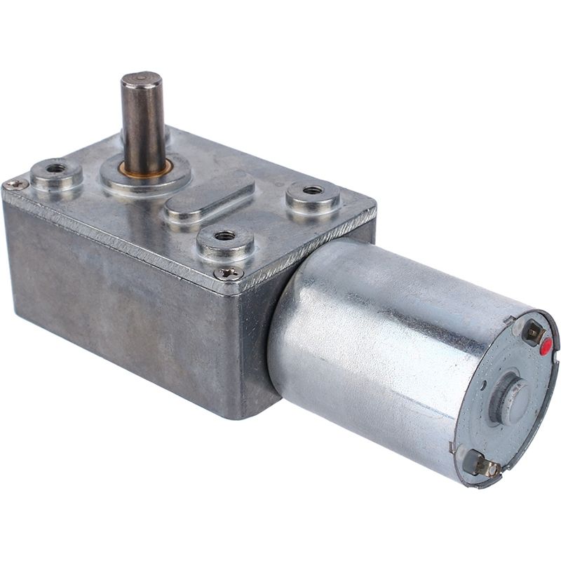 12-v-gleichstrom-schneckengetriebemotor, Hohes Drehmoment, Selbsthemmend, 20 U/min Drehzahl, Vertikale Welle Für Fensterflügel Und Winde
