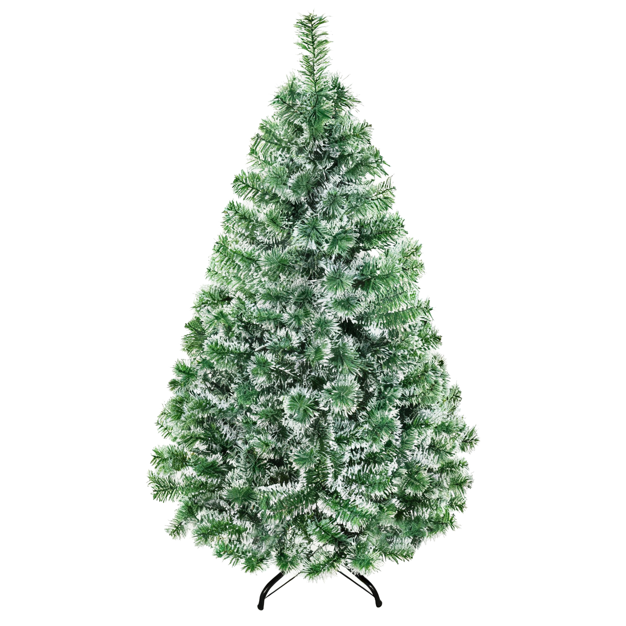 Künstlicher Weihnachtsbaum Mit 416 Pet-zweigen Und Metallfuß, Ø75 X 150 Cm, Grün