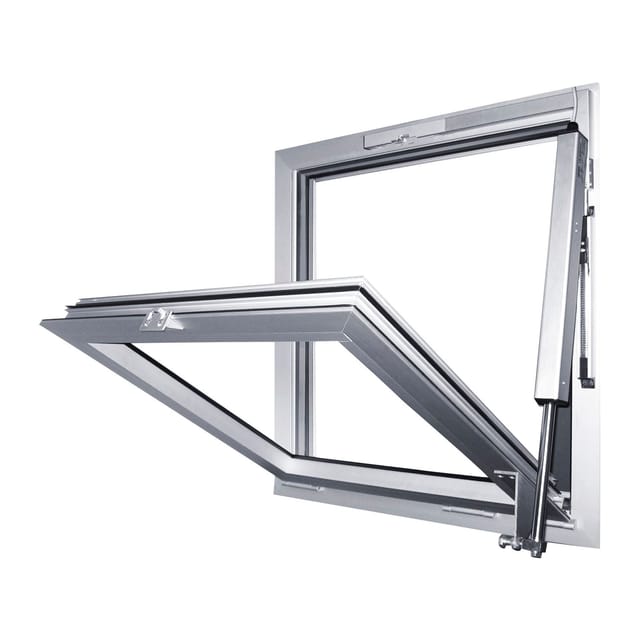 RWA-Verriegelungsantrieb, 24V DC, 100 NT, naturton eloxiert, 200mm