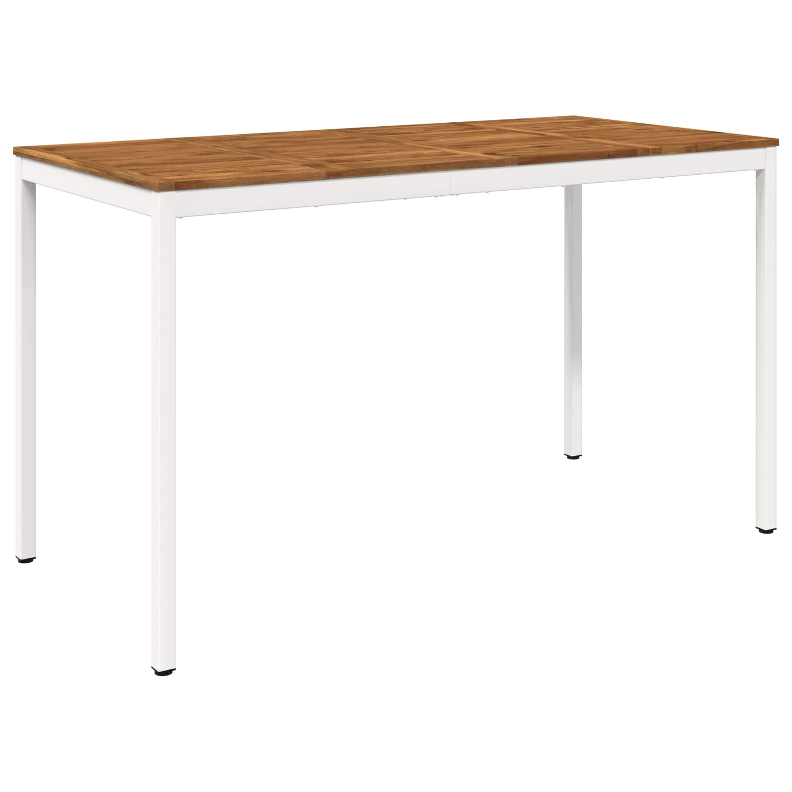 Gartenbar-tisch Natürlich Und Weiß 180 X 88,5 X 105 Cm Vidaxl