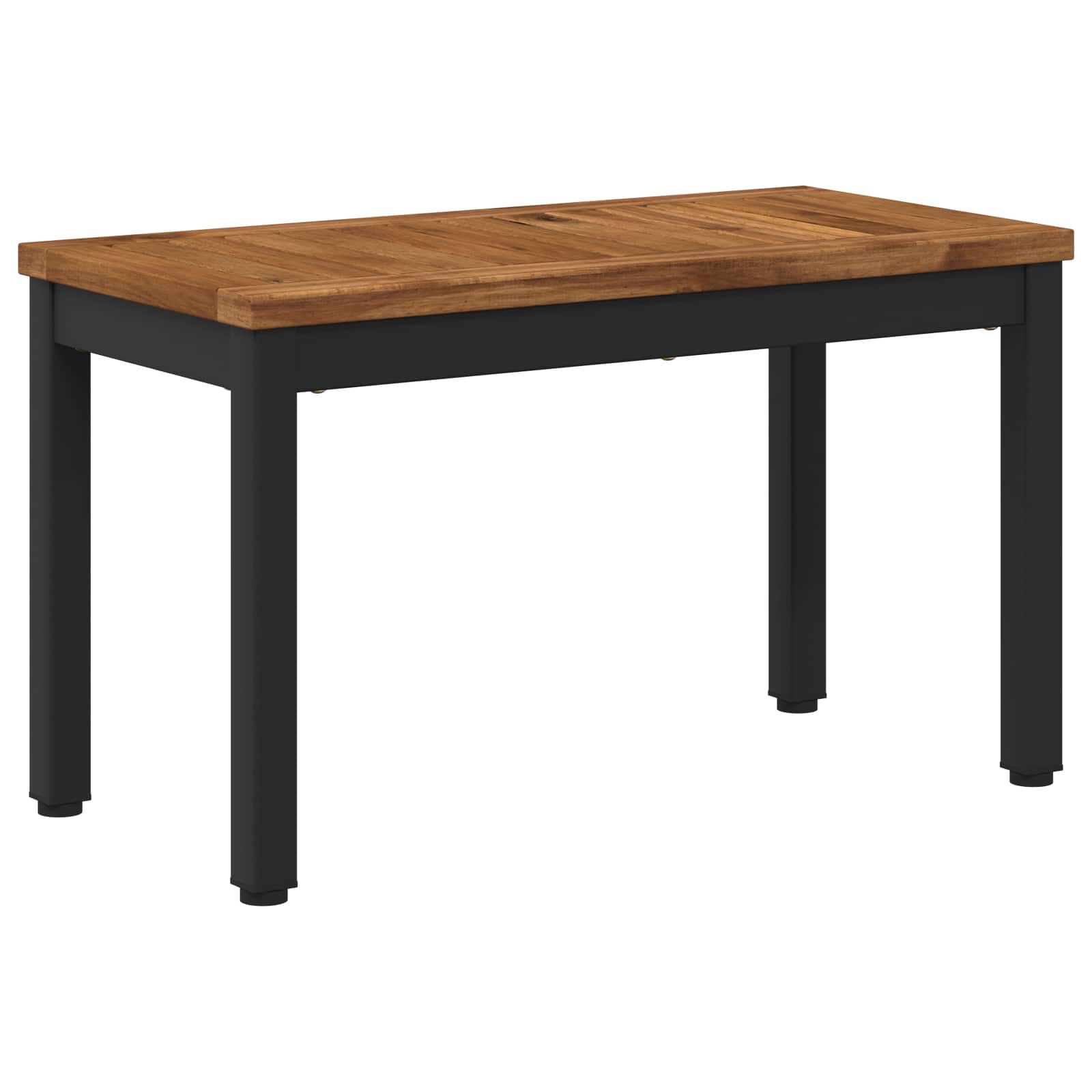 Couchtisch Natürlich Und Schwarz 60,5 X 30 X 36 Cm Vidaxl