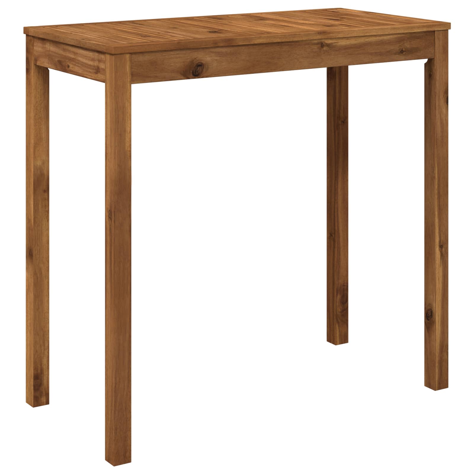 Gartenbar-tisch Natur 108,5 X 55 X 105 Cm Massivholz Akazie Vidaxl