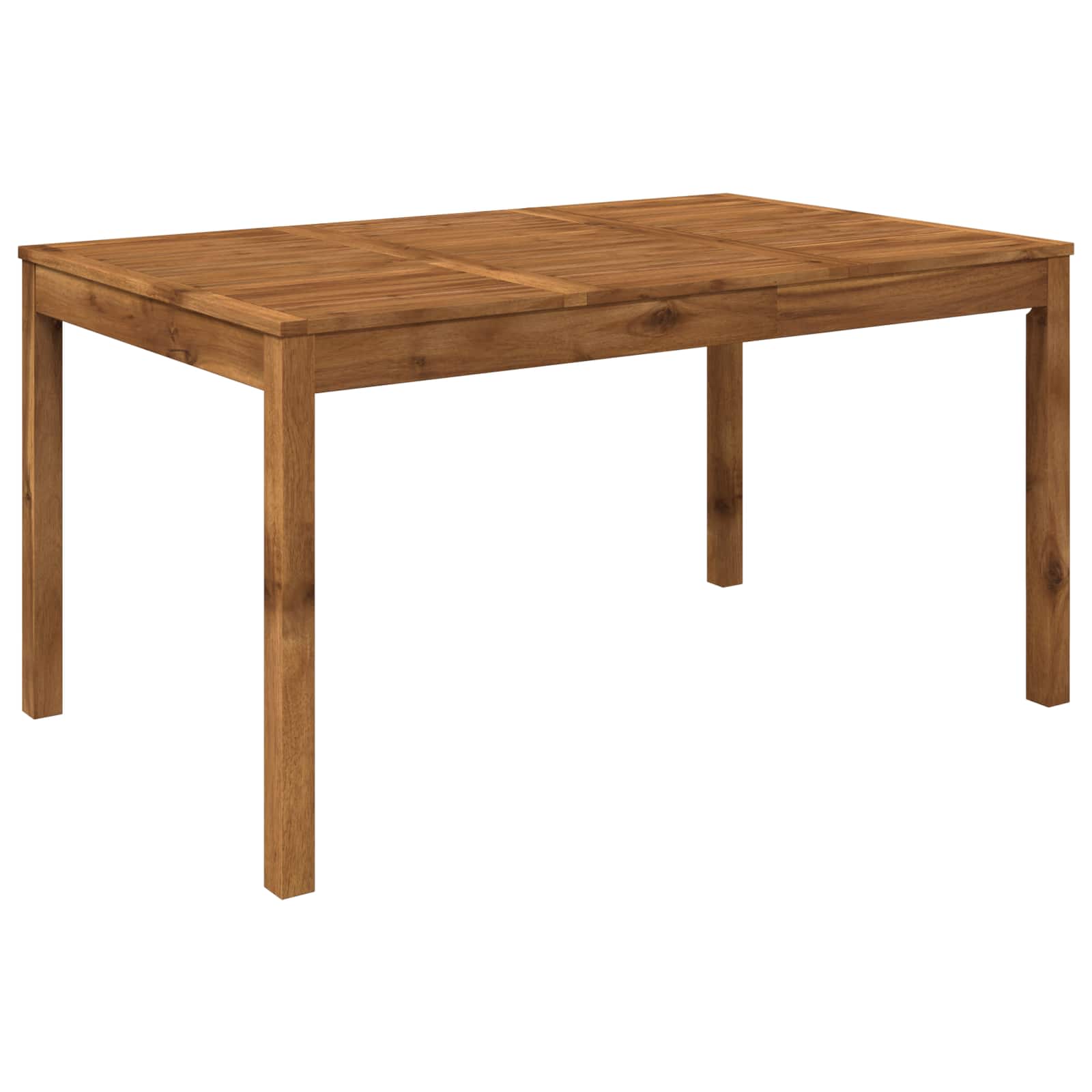 Gartentisch Natur 147 X 88,5 X 75 Cm Massivholz Akazie Vidaxl