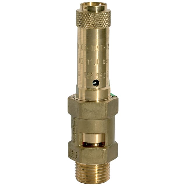 Sicherheitsventil, Messing, G 3/4", Ansprechdruck 1 bar