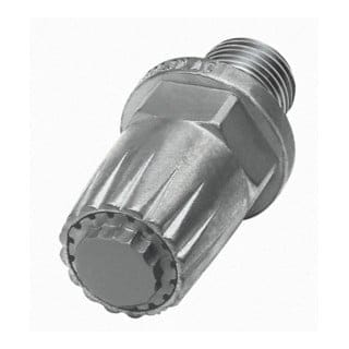 Lärmarme Runddüse, M12x1,25, Zink-Druckguss, Düsen-Außen-ø 19mm