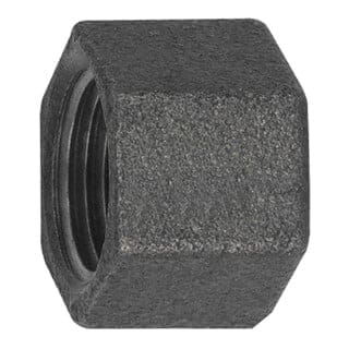 Kappe 300, Rp 3/4" I Temperguss schwarz