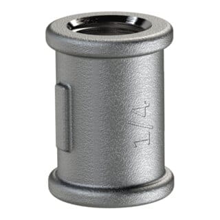 Muffe 270, Rp 1.1/4" I, Rp 1.1/4" I, Temperguss schwarz