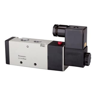 5/2-Wegeventil elektropneumatisch »4V« monostabil, G 1/4", 230V 50Hz 1300l/min