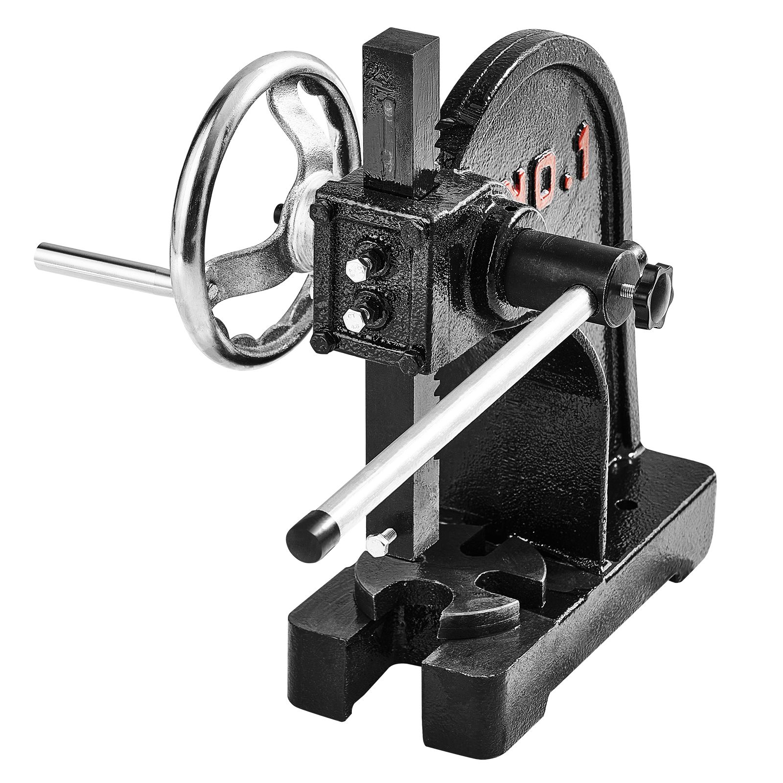 Manuelle Bankpresse 1 Tonne, Maximale Höhe 5,9", Robuste Gusseisenkonstruktion, Zum Stanzen, Biegen, Ziehen Und Formen.
