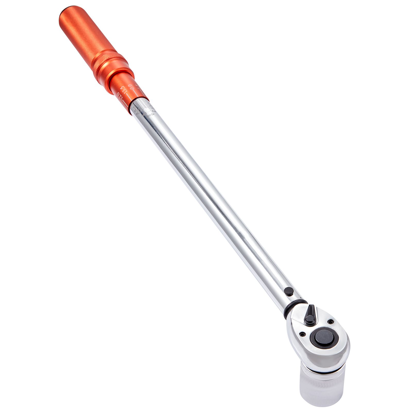 Drehmomentschlüssel Mit Klickmechanismus, 1,3-cm-antrieb, 20–250 Ft·lb/34–340 Nm, Bidirektional Verstellbar, Doppelte Mechanische Skala, Mit Adaptern Und Verlängerung