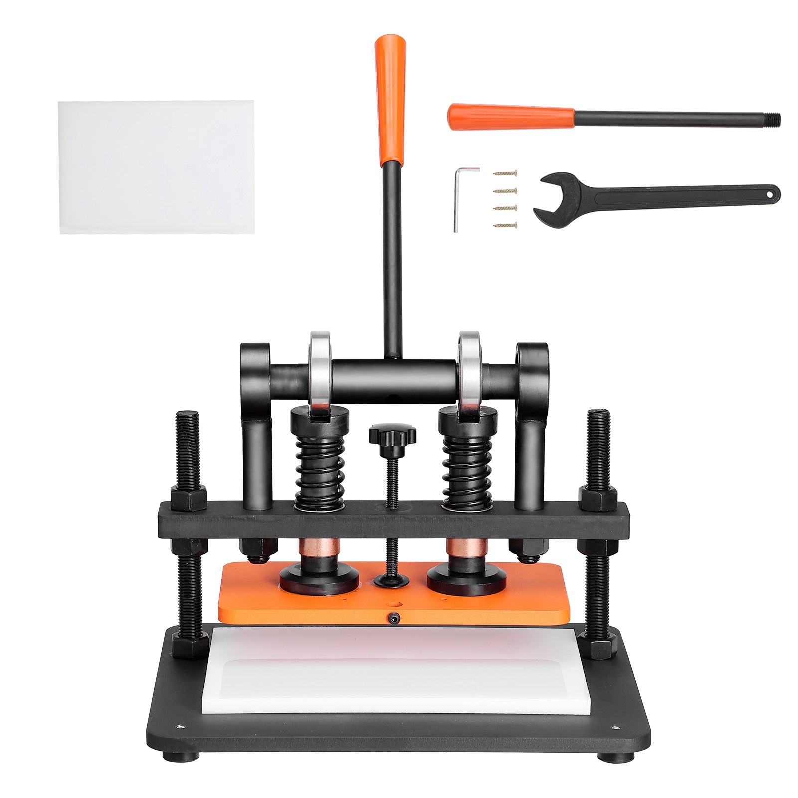 Lederschneidemaschine, Prägeplatte 25,9 X 12 Cm, Manueller Schnitt, Druckhub 1,2 Cm, Doppelführung, Für Verschiedene Materialien.